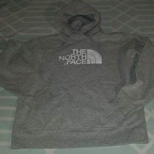 Mens North Face Gray Hoodie size Medium